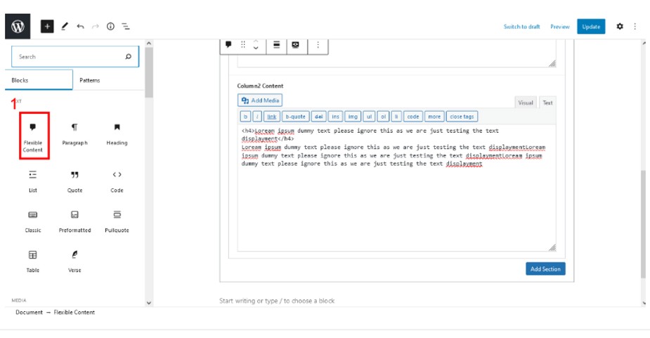 Using Custom ACF Group in Block Editor