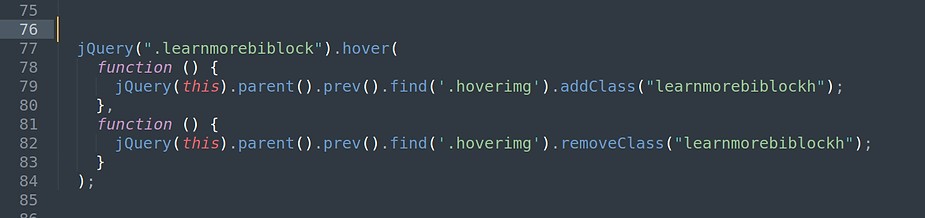 Mouse Out and Mouse In in Jquery / Add Class in Hover on Element