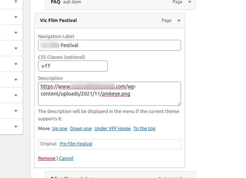 Walker Menu in WordPress